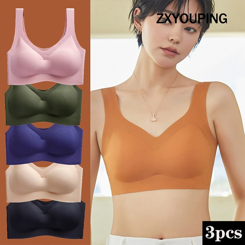 Wirefree Bra Comfort - 3pcs sexy Sport-BH nahtlose BH mit