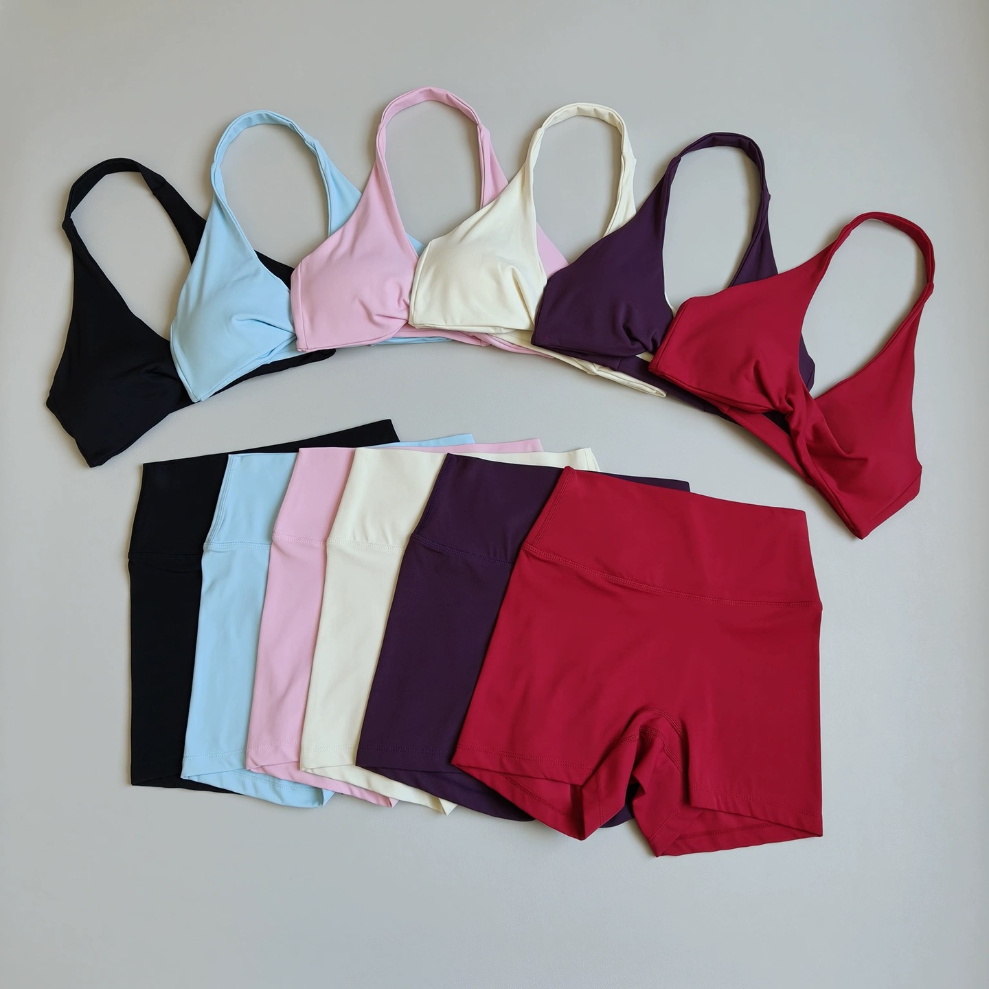 Sports Bra Racerback - Yoga-Outfit für Damen, 2-teiliges Set |