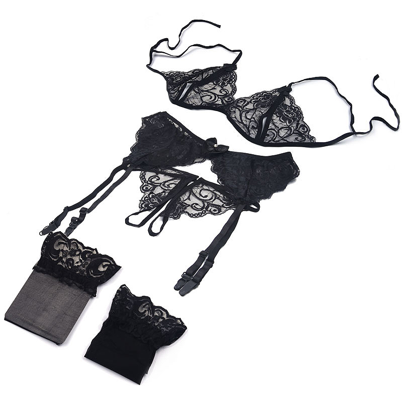 1 Set Damen-Dessous aus Spitze – Sheer Mesh Bra Bewertung und Preis