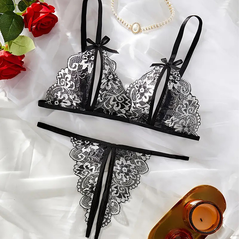 Schwarz Hot Ouvert Sexy Frauen – Sheer Bra Lace Bewertung und Preis