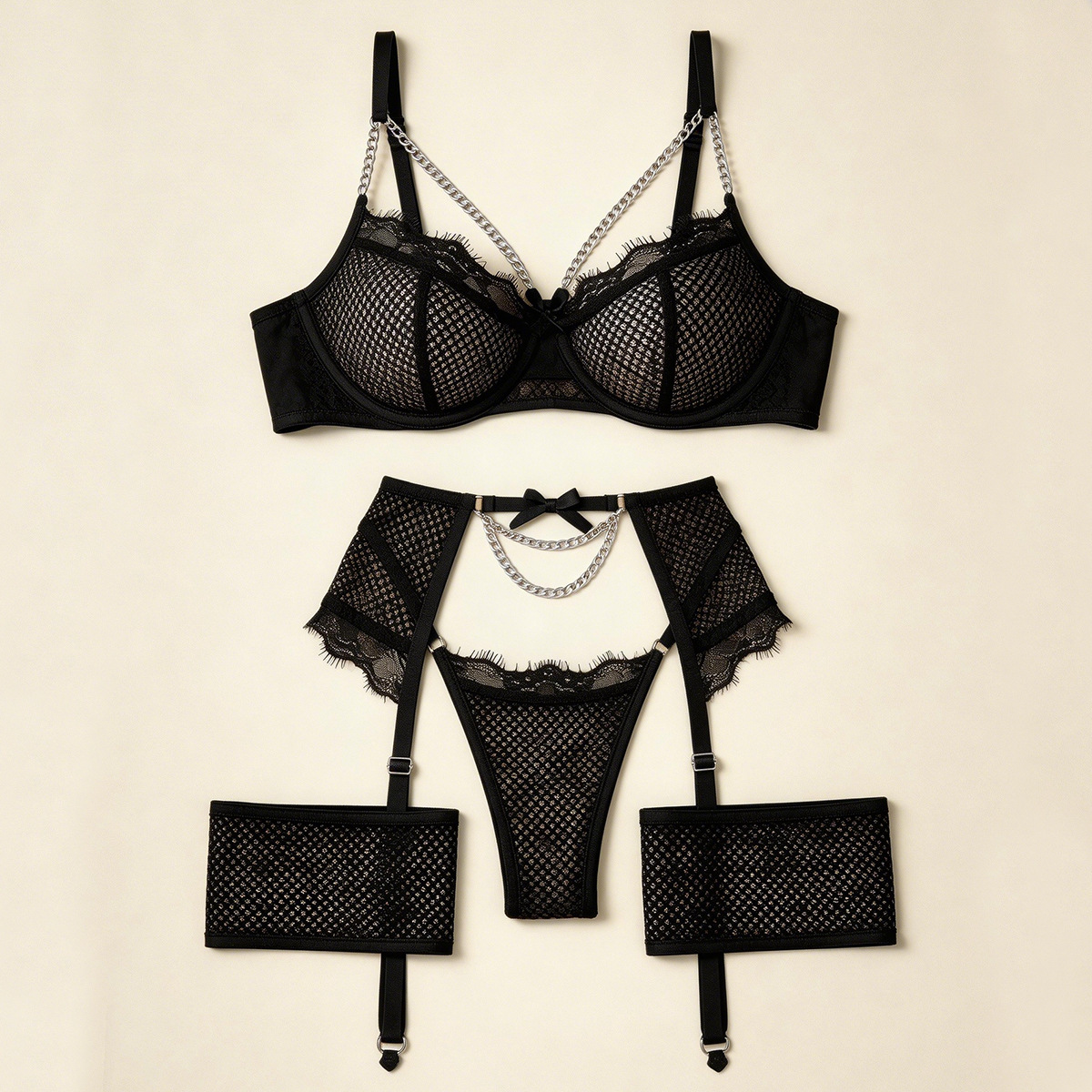 Sexy Dessous-Set, Netzstoff mi – Sheer Mesh Bra Bewertung und Preis