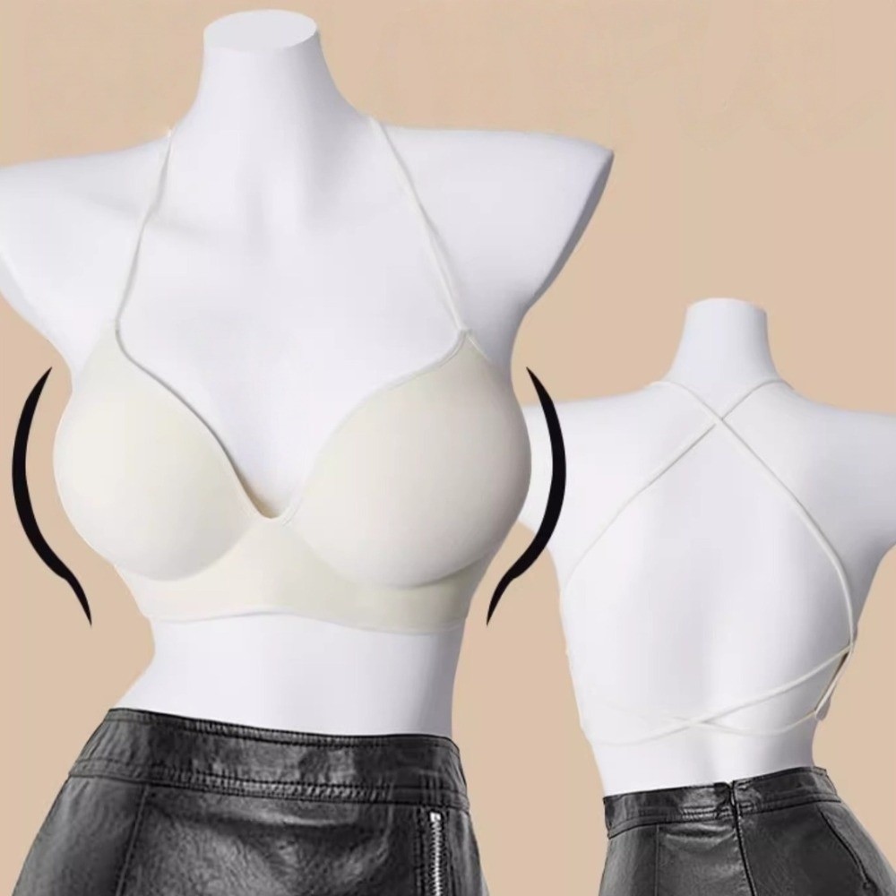 Modischer 3/4-Cup Verdickter B – Plunge Bra Push Up Bewertung und Preis